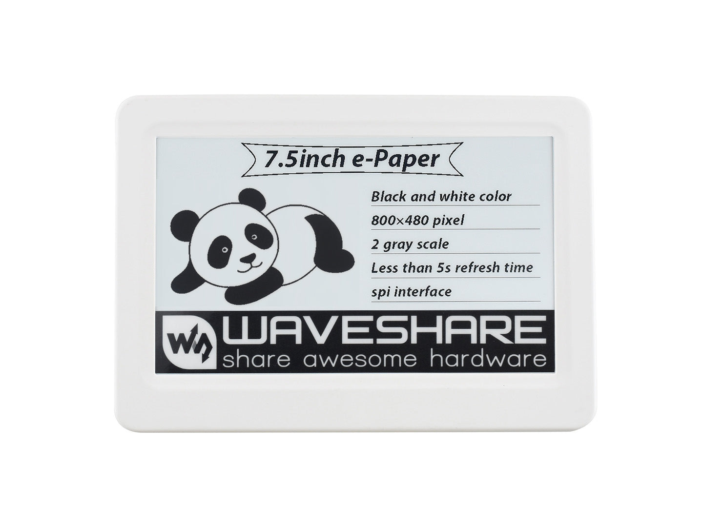 7.5-Inch NFC-Enabled e-Paper Display V2: Wireless Power & Data Transfer Solution