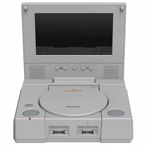 Retro-Style PiStation Case with 4.3' 800x480 LCD for Raspberry Pi 4