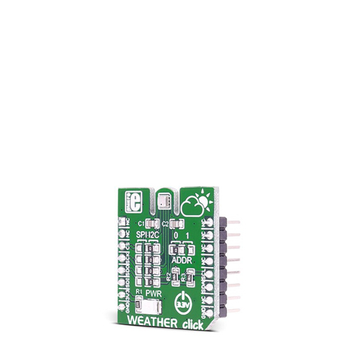 MIKROE Weather Click Module for Environmental Sensing