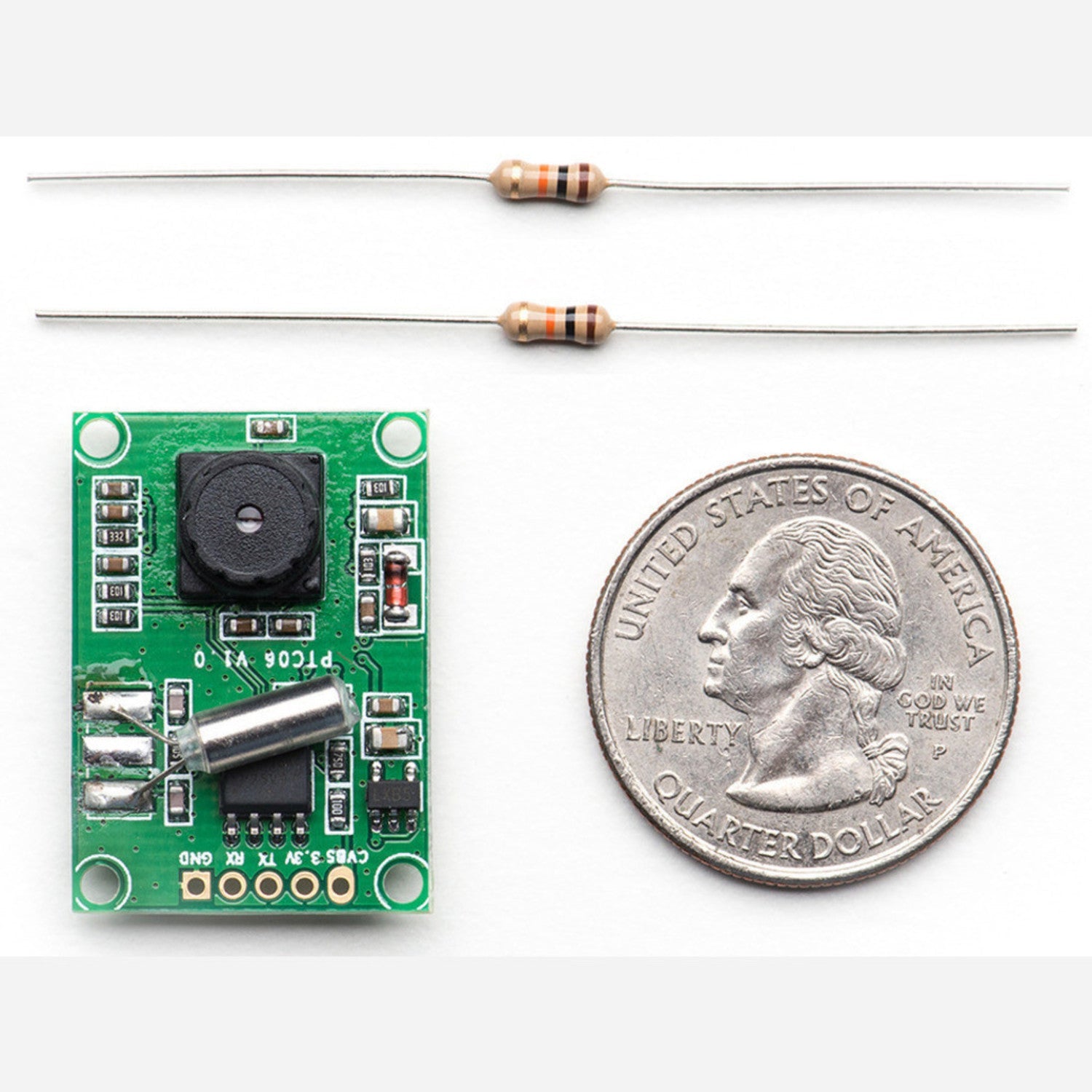 Compact TTL Serial JPEG Camera with NTSC Video and Auto - Features