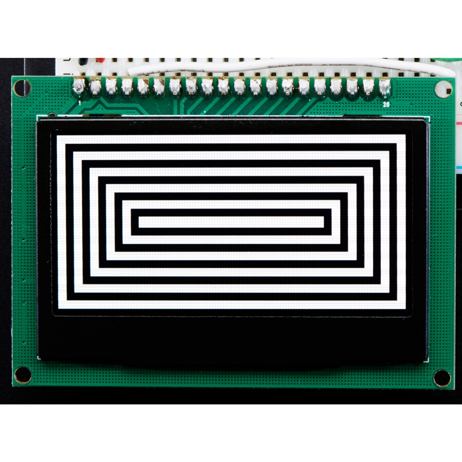 2.42-Inch 128x64 Monochrome OLED Graphic Display Module Kit with High Contrast