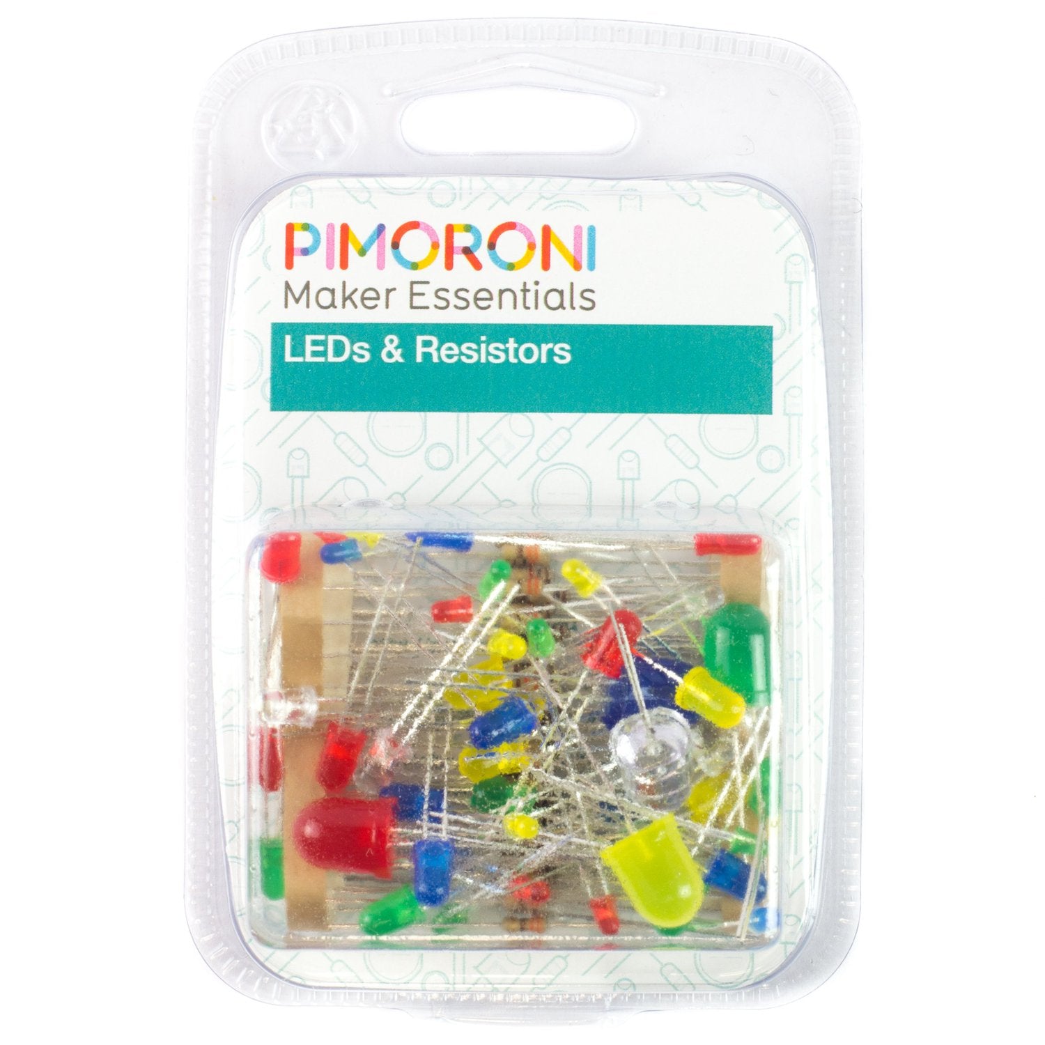 Maker's Must-Have: Colorful LEDs with Current-Limiting Resistors