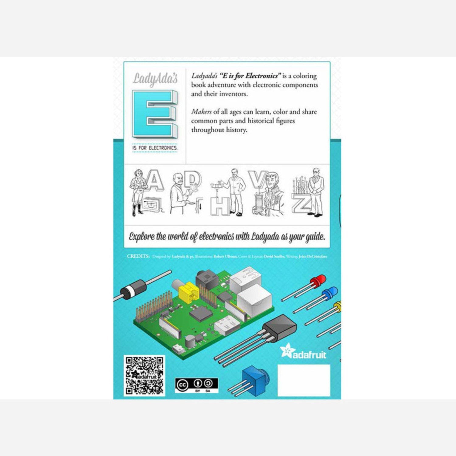 Ladyada's Electronics Coloring Book - A Fun Learning Adventure