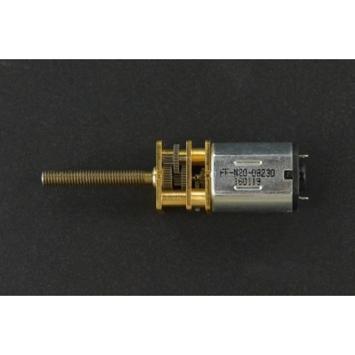 6V 98RPM M3*20 Micro Metal Direct Current Geared Motor with Lead Screw for Linear Actuator Applications