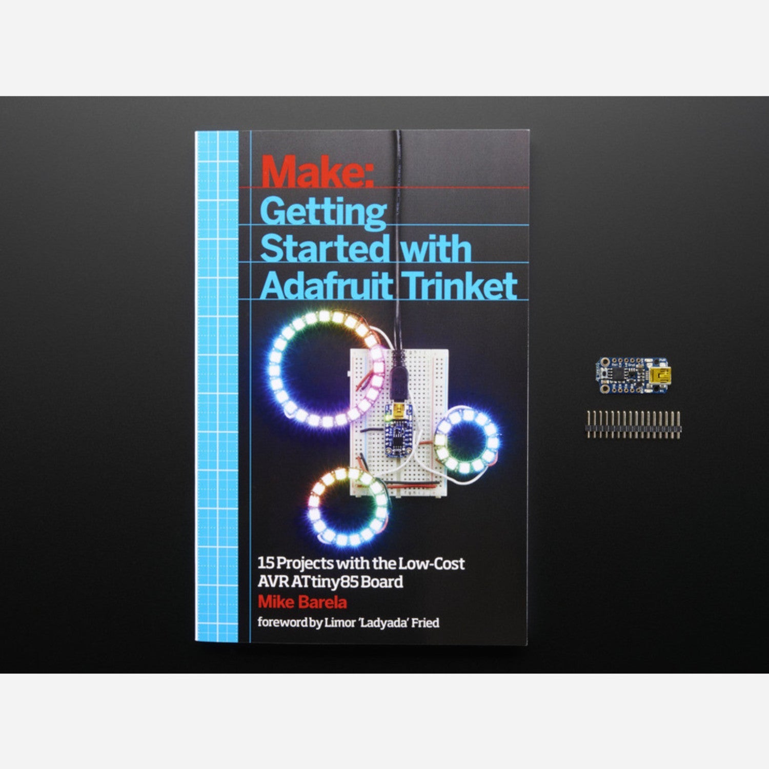 Adafruit Trinket 5V Starter Kit with 'Getting Started with Trinket' Book