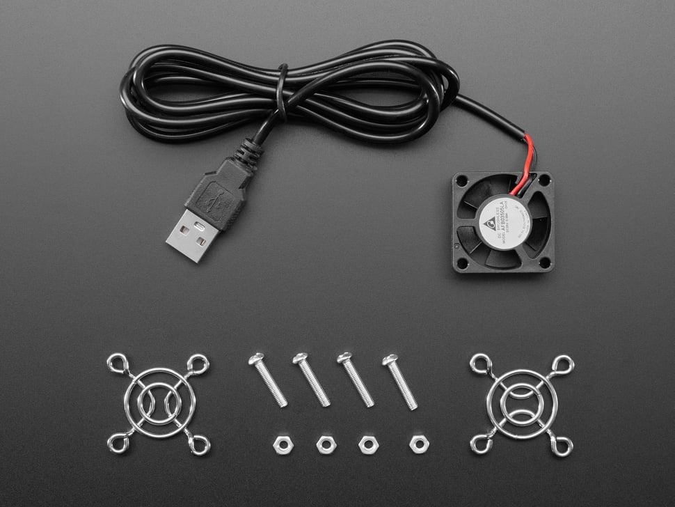 3 cm 5V Square USB-Powered Cooling Fan for Electronics