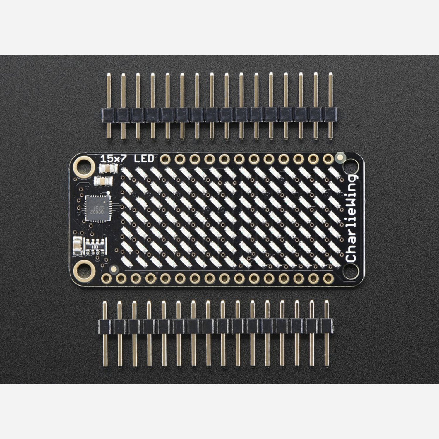 Adafruit Yellow 15x7 CharliePlexed LED Matrix Display FeatherWing for Stunning Visuals