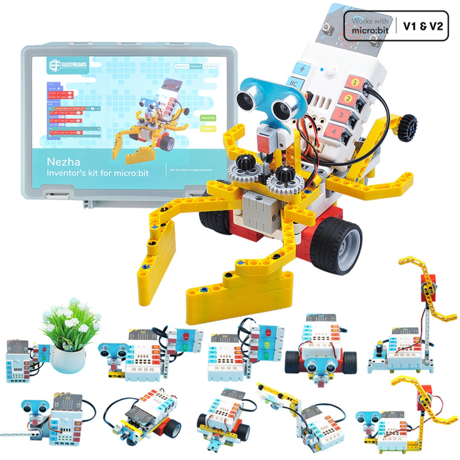 NEZHA Innovative Inventor's Kit for micro:bit (Excluding micro:bit Board)