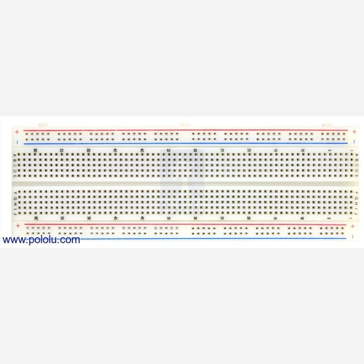 6.5' x 2.125' Solderless 830-Point Breadboard for Electronics Projects