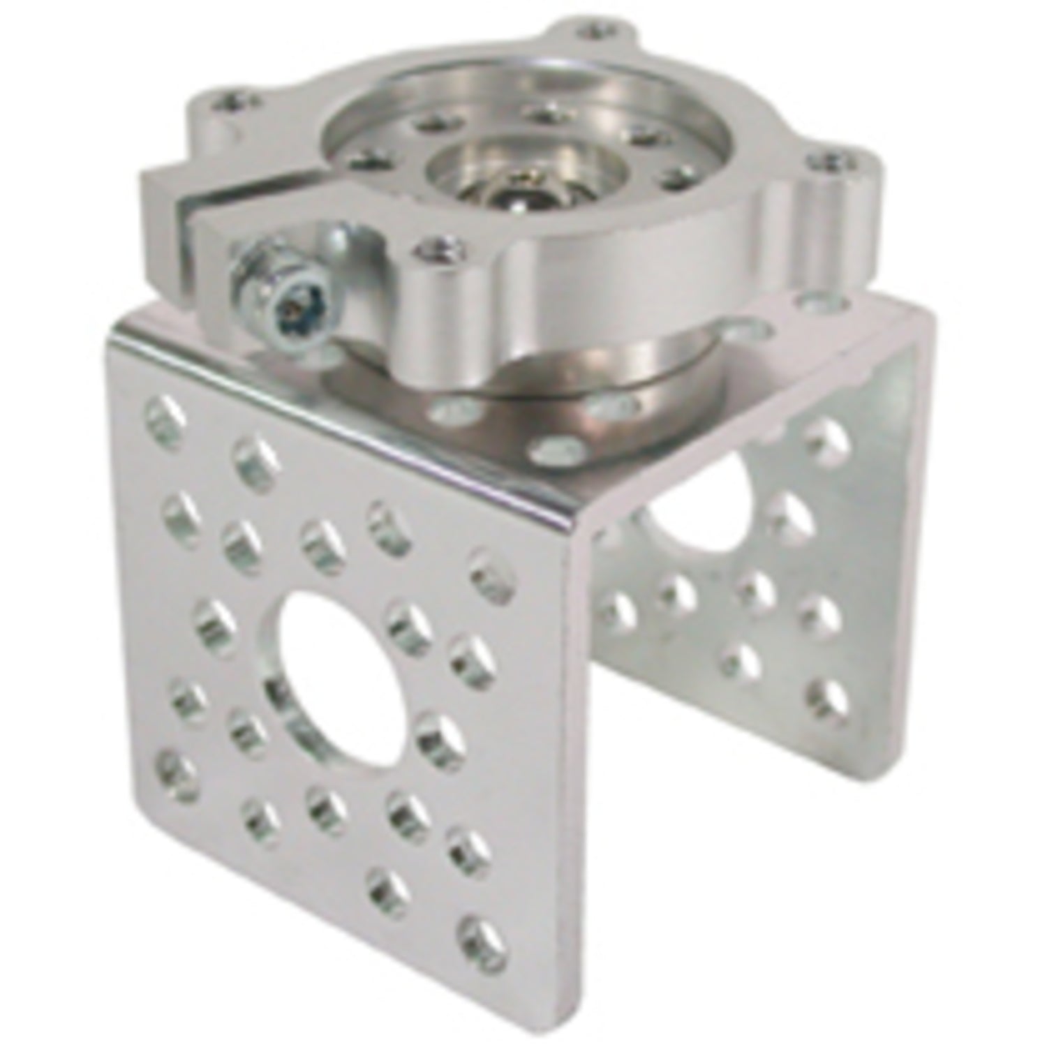 Aluminum Un-Threaded Clamping Hub with 1' Bore for Shafting/Tubing