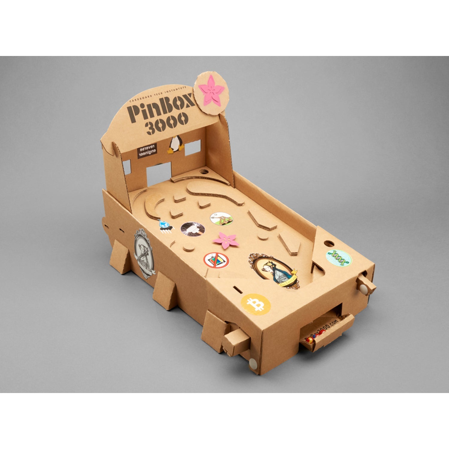 PinBox 3000 - Instant Pinball Gaming Maker Kit by Cardboard Teck