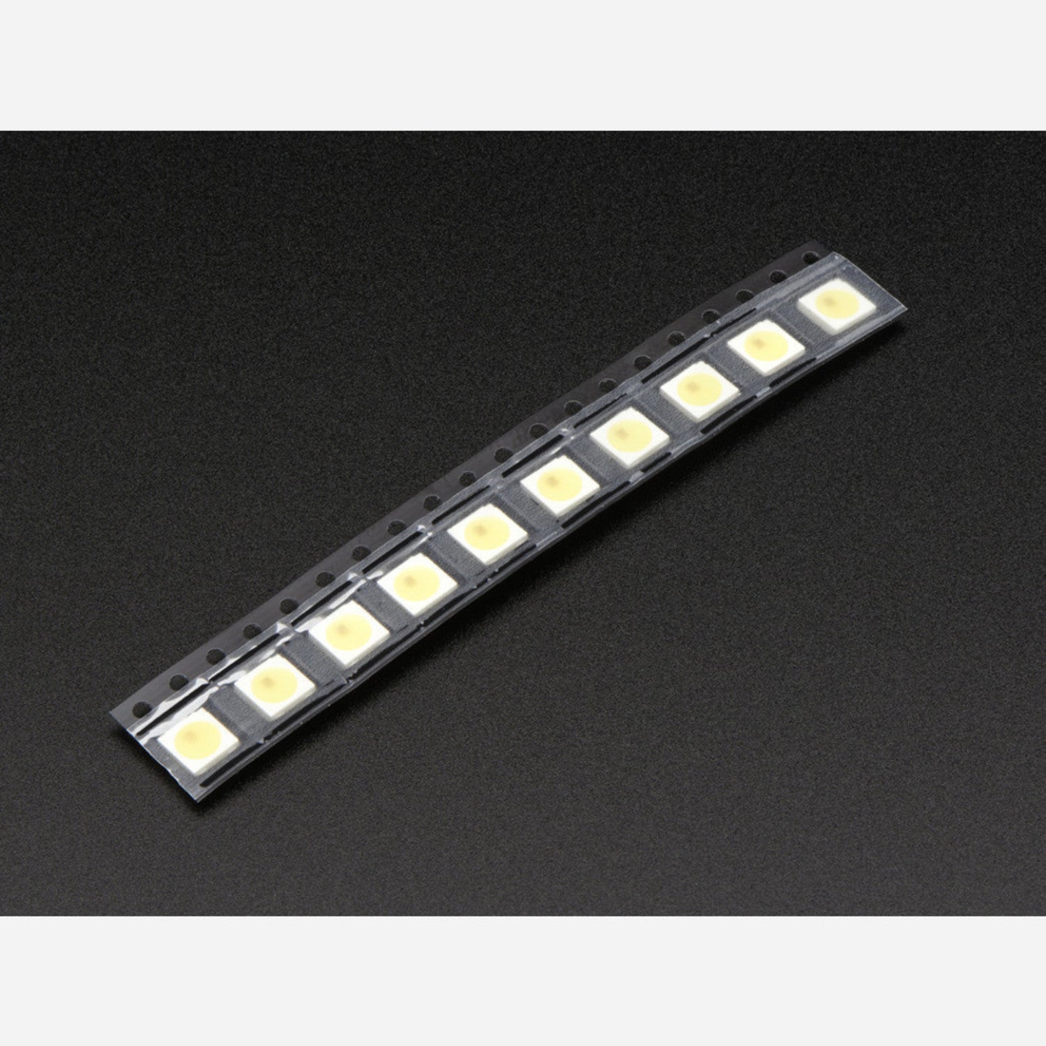 10-Pack NeoPixel Cool White LEDs (~6000K) with Integrated Driver Chip