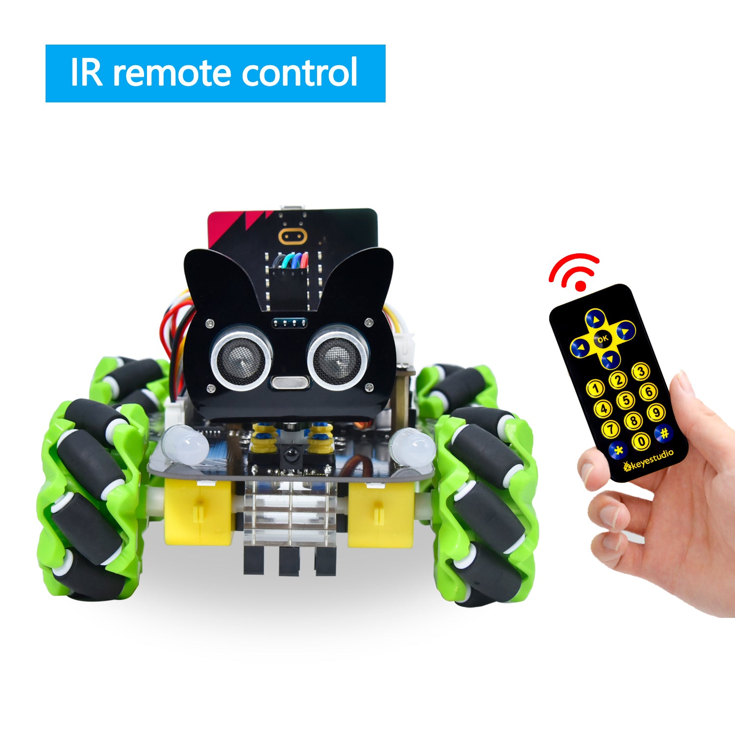 Upgraded Micro:bit 4WD Mecanum Smart Robot Car V2.0 for Coding Enthusiasts