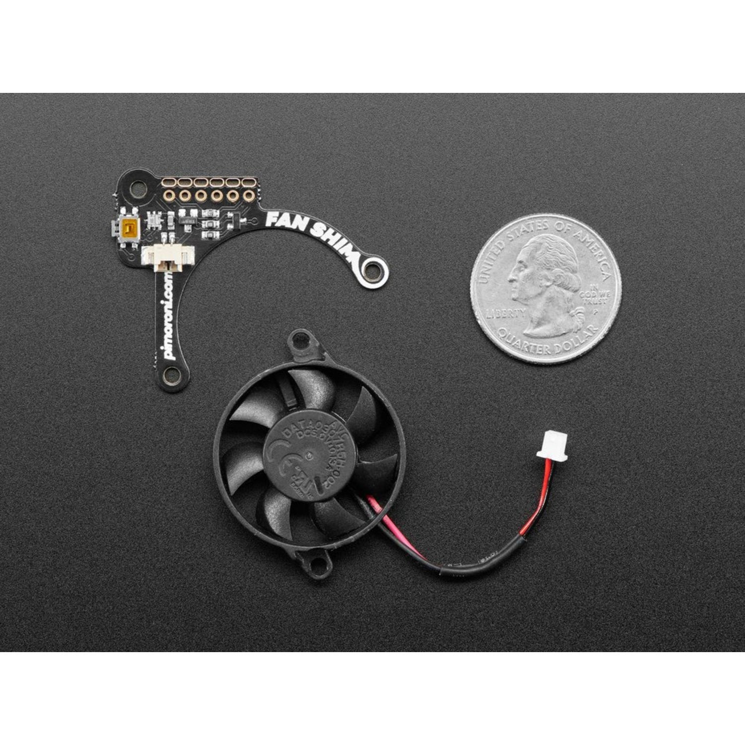 Pimoroni Miniature 5V Cooling Fan SHIM for Raspberry Pi Computers