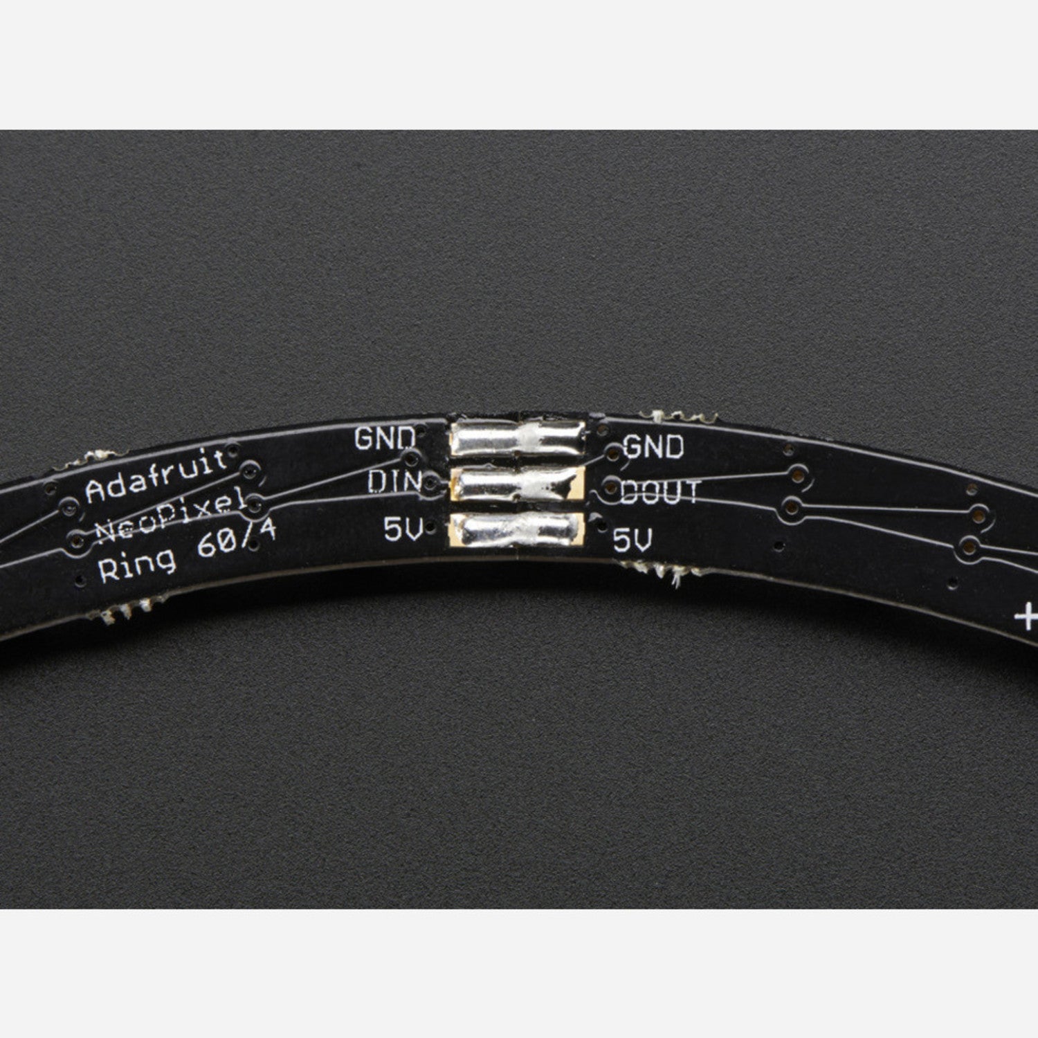 NeoPixel 1/4 Ring - 60 Ultra Bright WS2812 5050 RGB LEDs with Integrated Drivers for DIY Lighting Projects