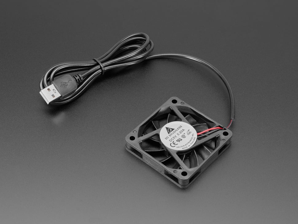 6 cm 5V Square USB Cooling Fan for Electronic Devices