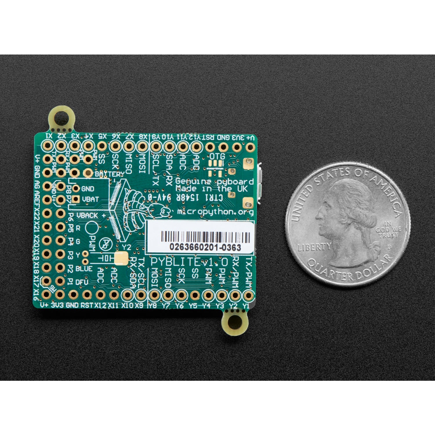 Compact and Cost - effective MicroPython Development Board: pyboard Lite v1.0 Equipped with Accelerometer