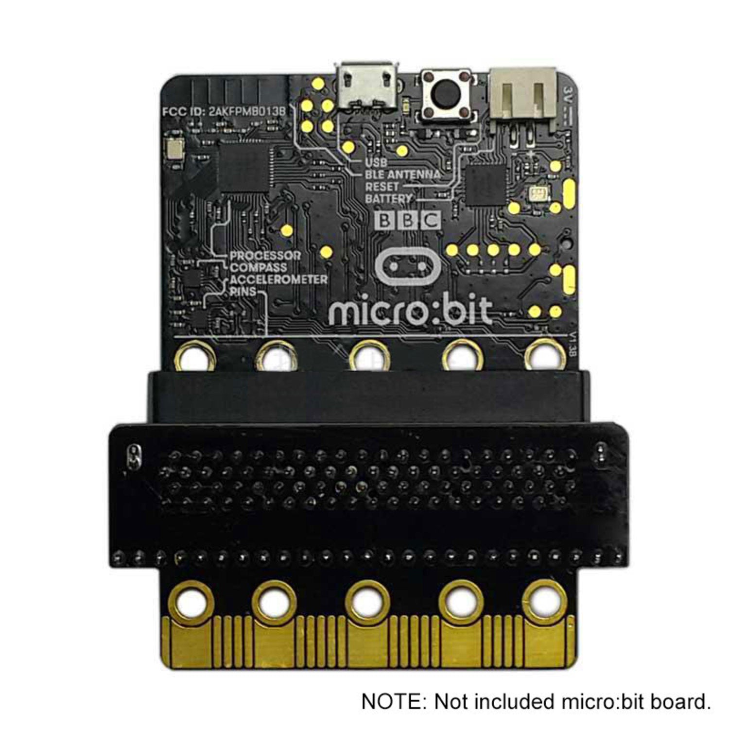 Micro: bit General Purpose Input Output (GPIO) Expansion Board for Easy Operation