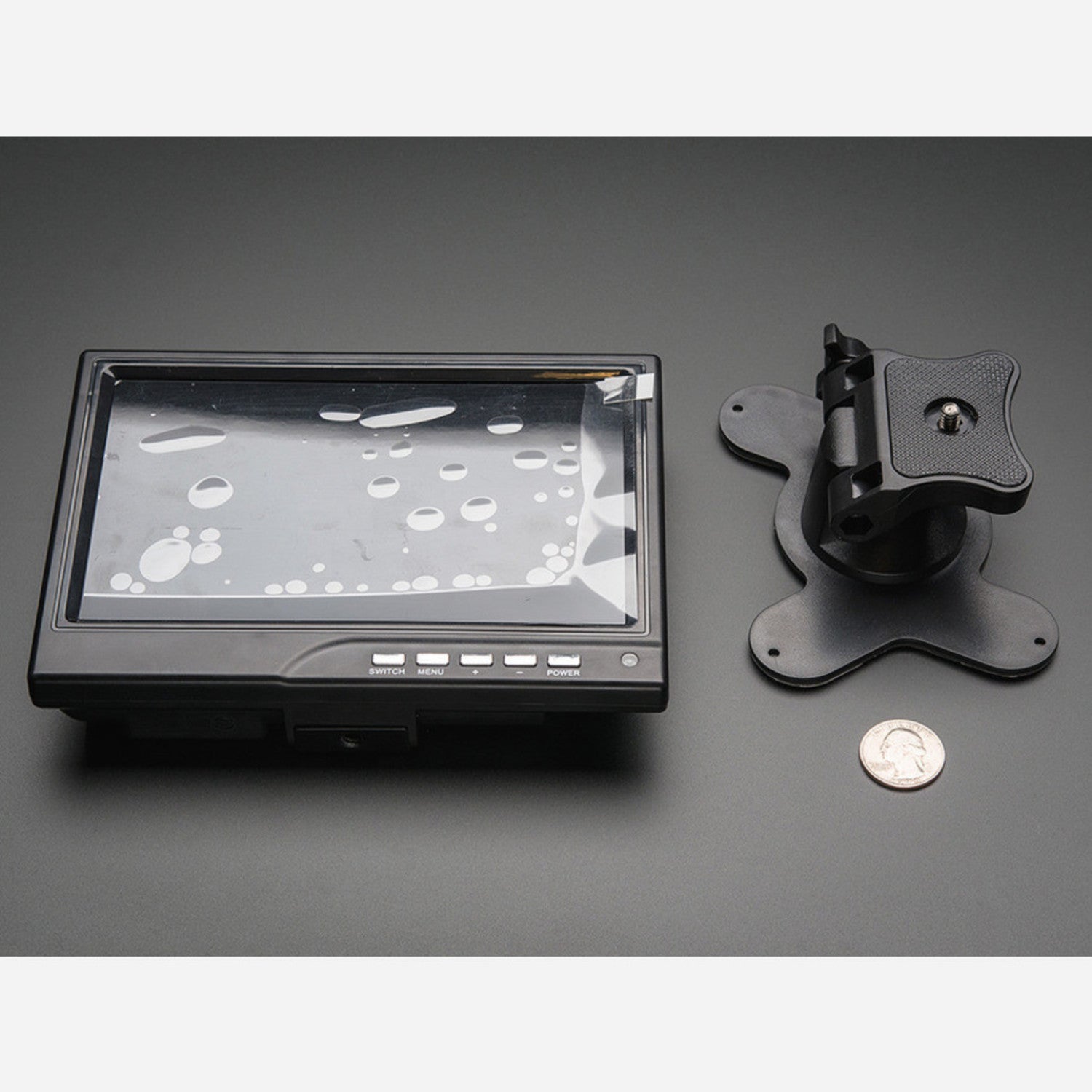 7-Inch 1280x800 (720p) IPS Display with Built-in Speakers - Supports HDMI, VGA, NTSC, and PAL Connections
