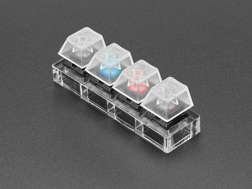 Cherry MX 4-Key Mechanical Switch Tester: Blue, Black, Red, and Brown Variants