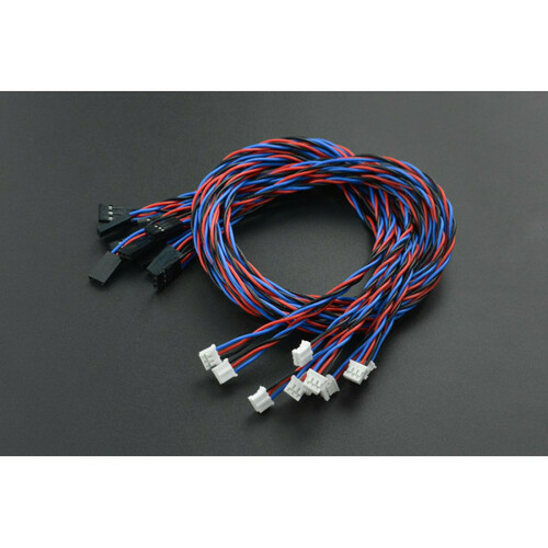 10-Pack 50cm Gravity Analog Sensor Cables for Arduino