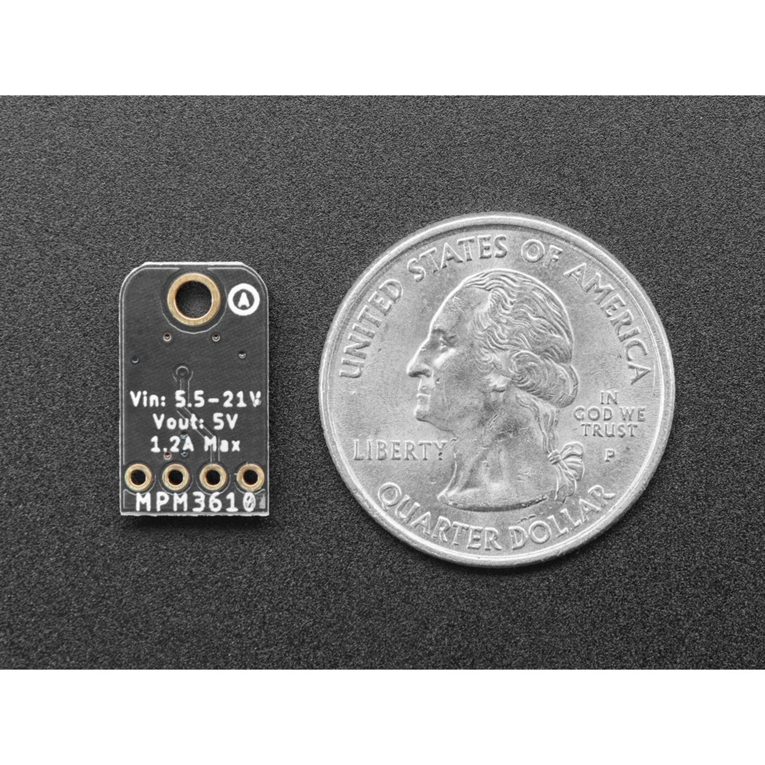 MPM3610 5V Step - Down Buck Converter Breakout Board: Convert 21V Input to 5V Output at 1.2A
