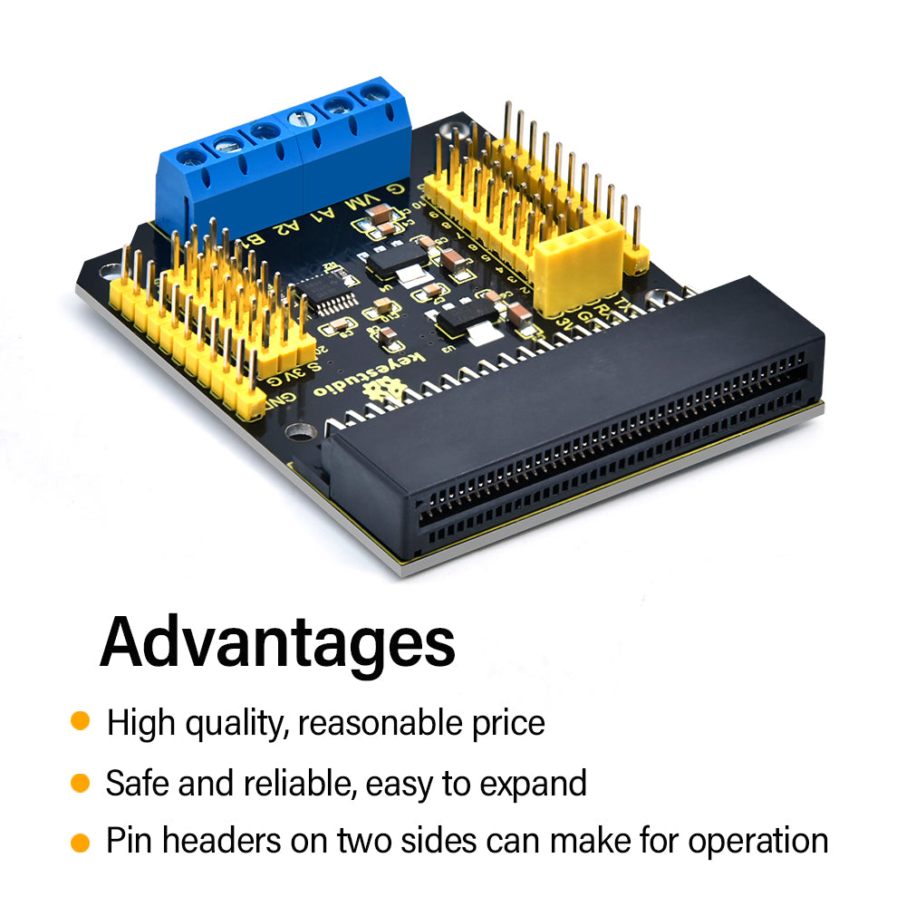 High - Performance Micro:bit DRV8833 DC Motor Driver Expansion Board for Enhanced Microcontroller Functionality