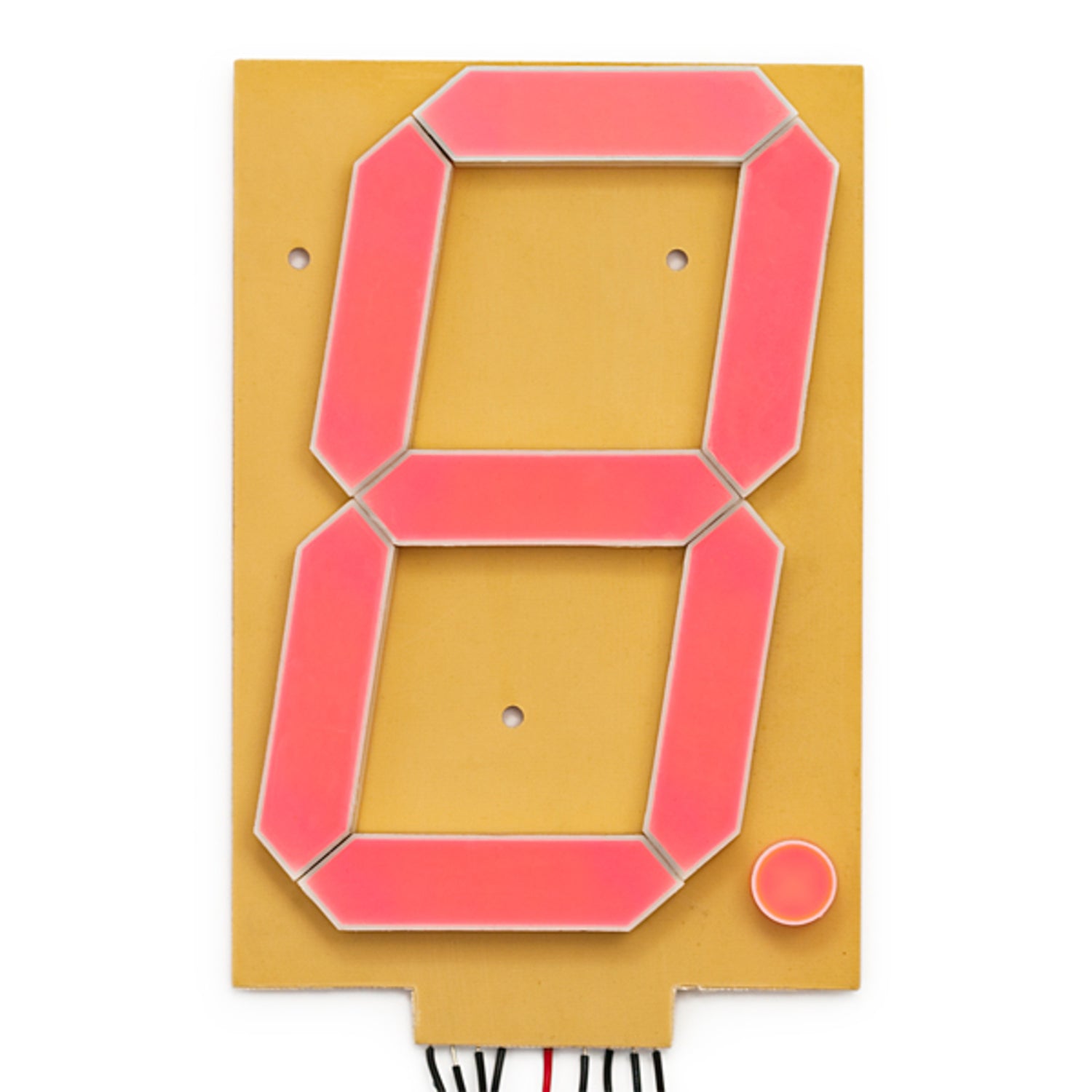 6.5-inch Red 7-Segment Display for Long-Distance Visibility