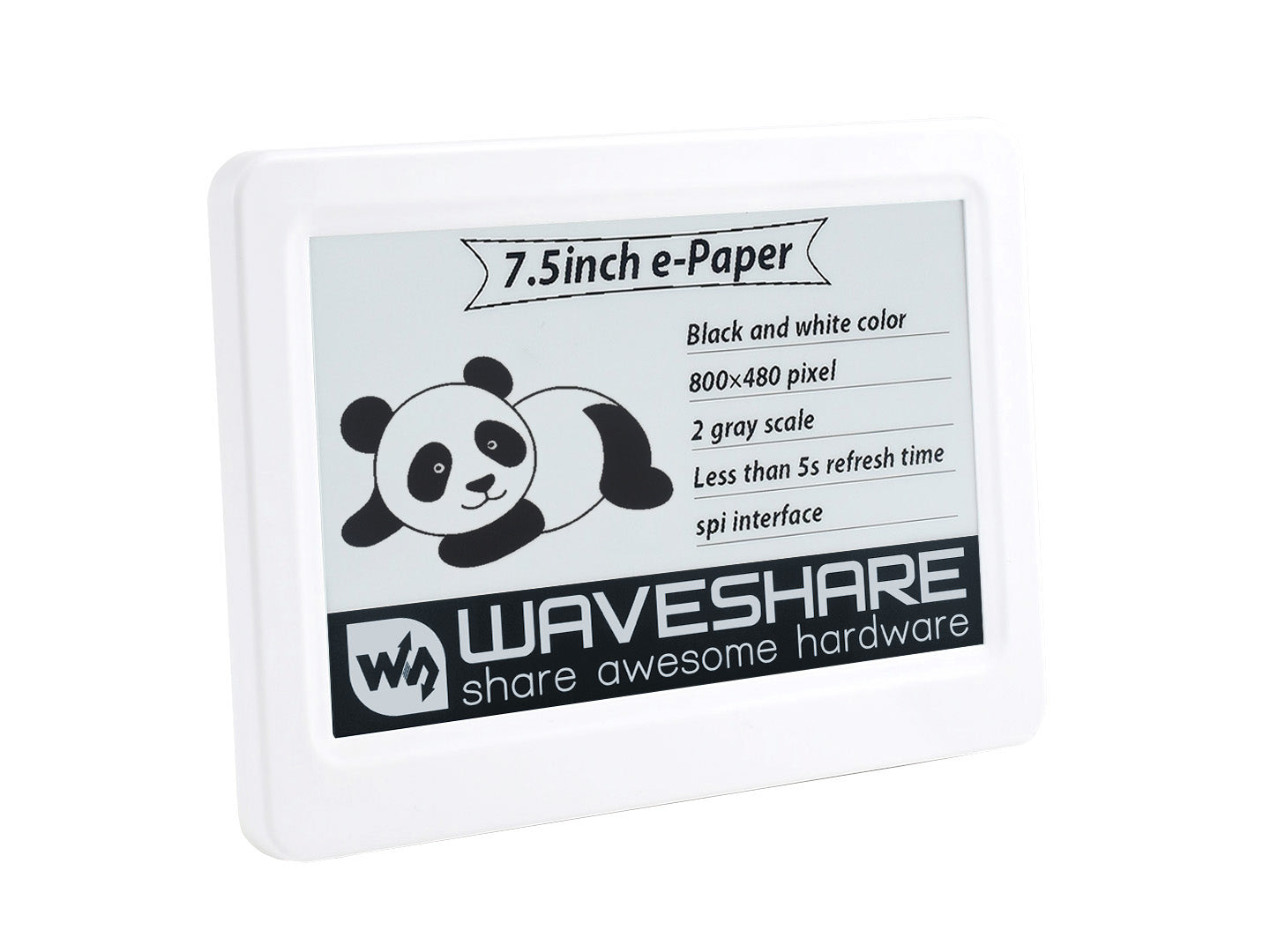 7.5-Inch NFC-Enabled e-Paper Display V2: Wireless Power & Data Transfer Solution