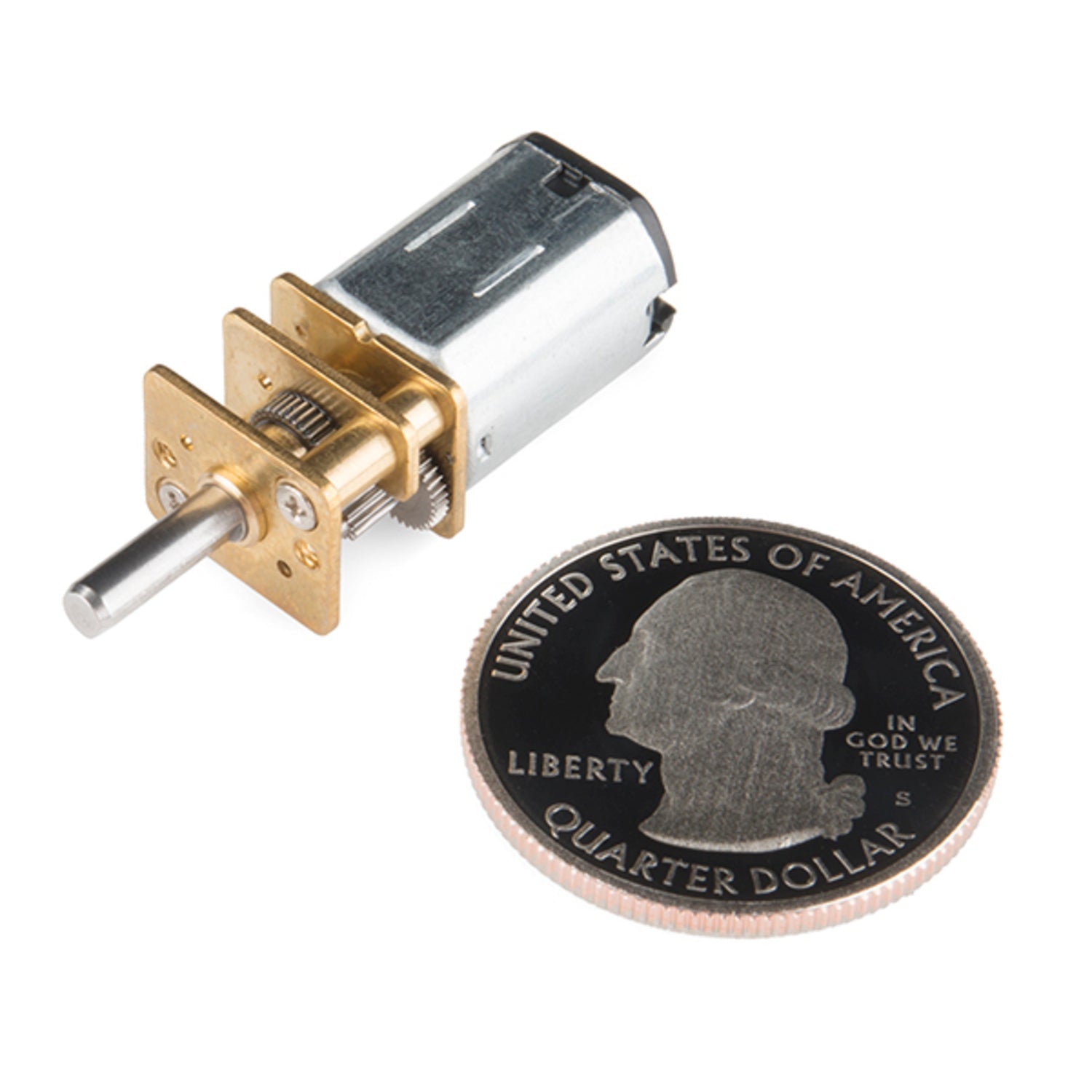 High - Performance 460 RPM Micro Gearmotor Operating at 6 - 12V with Full Metal Gears