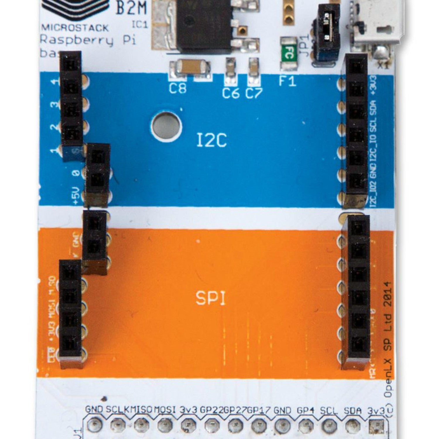 Microstack Base Board for Raspberry Pi - An Essential Interface Board