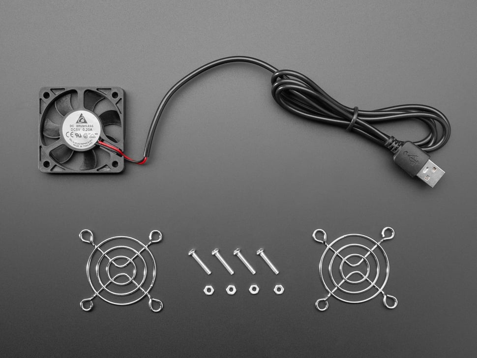 5V Square USB Cooling Fan with 5 cm Size
