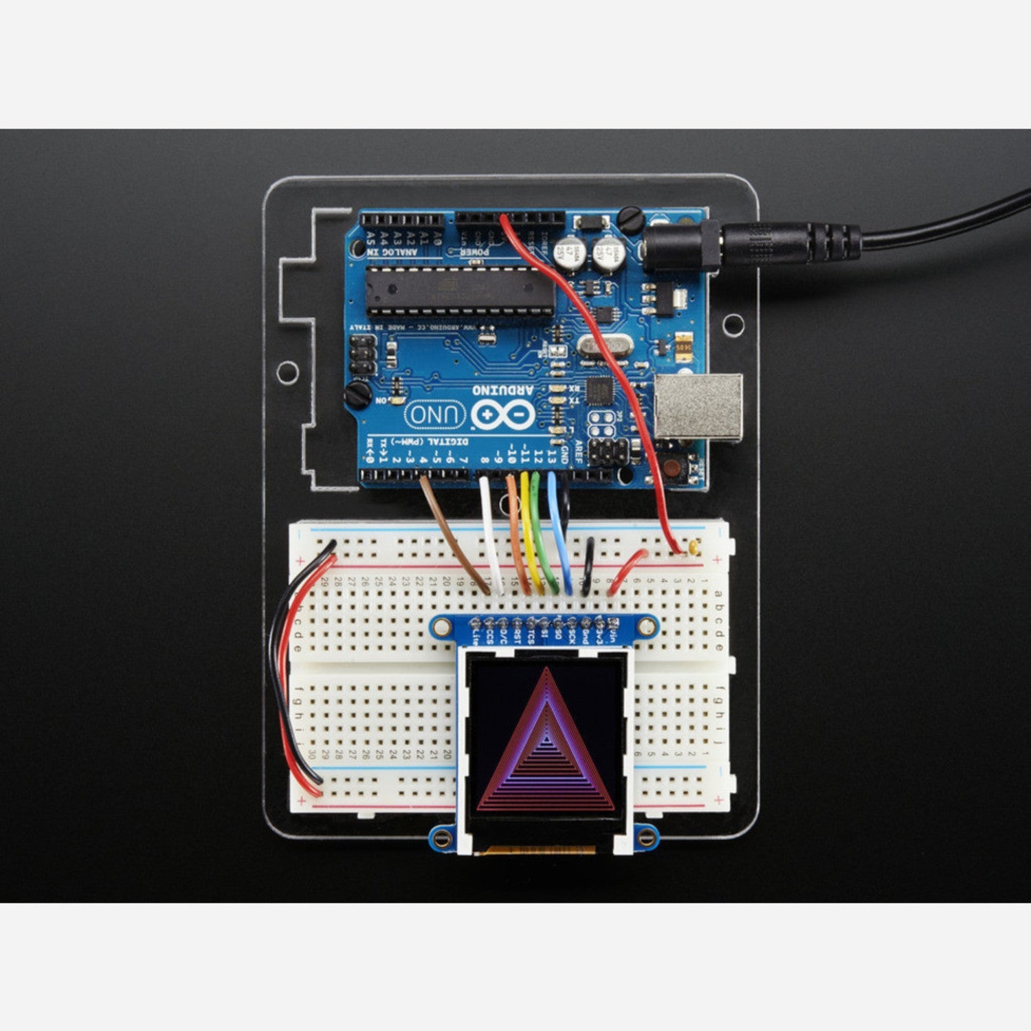Adafruit Colorful 1.44 - Inch TFT LCD Display Module with MicroSD Card Breakout and ST7735R Driver