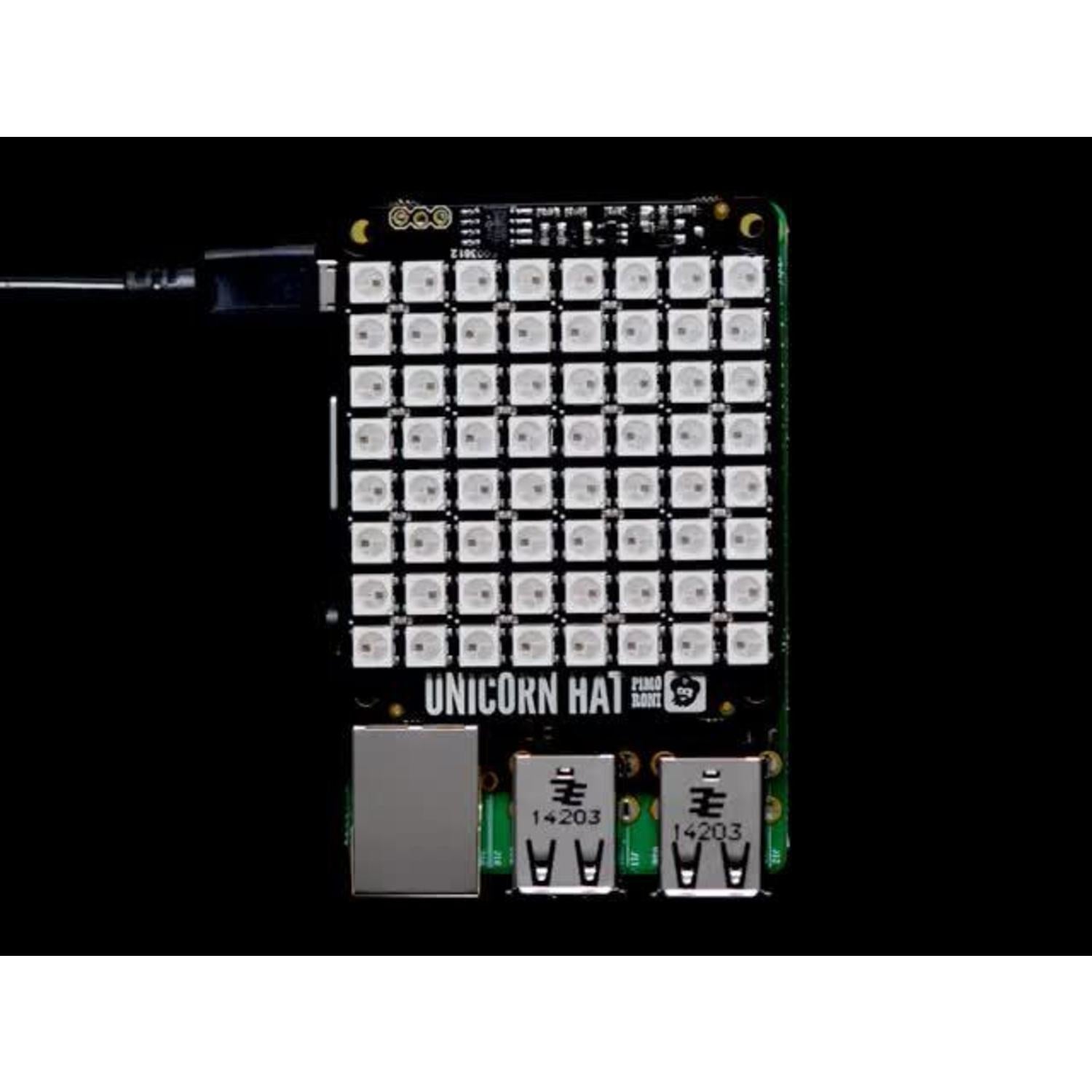 Pimoroni Scroll Bot - A Fantastic Raspberry Pi Zero W Project Kit for Desk Decoration and Information Display