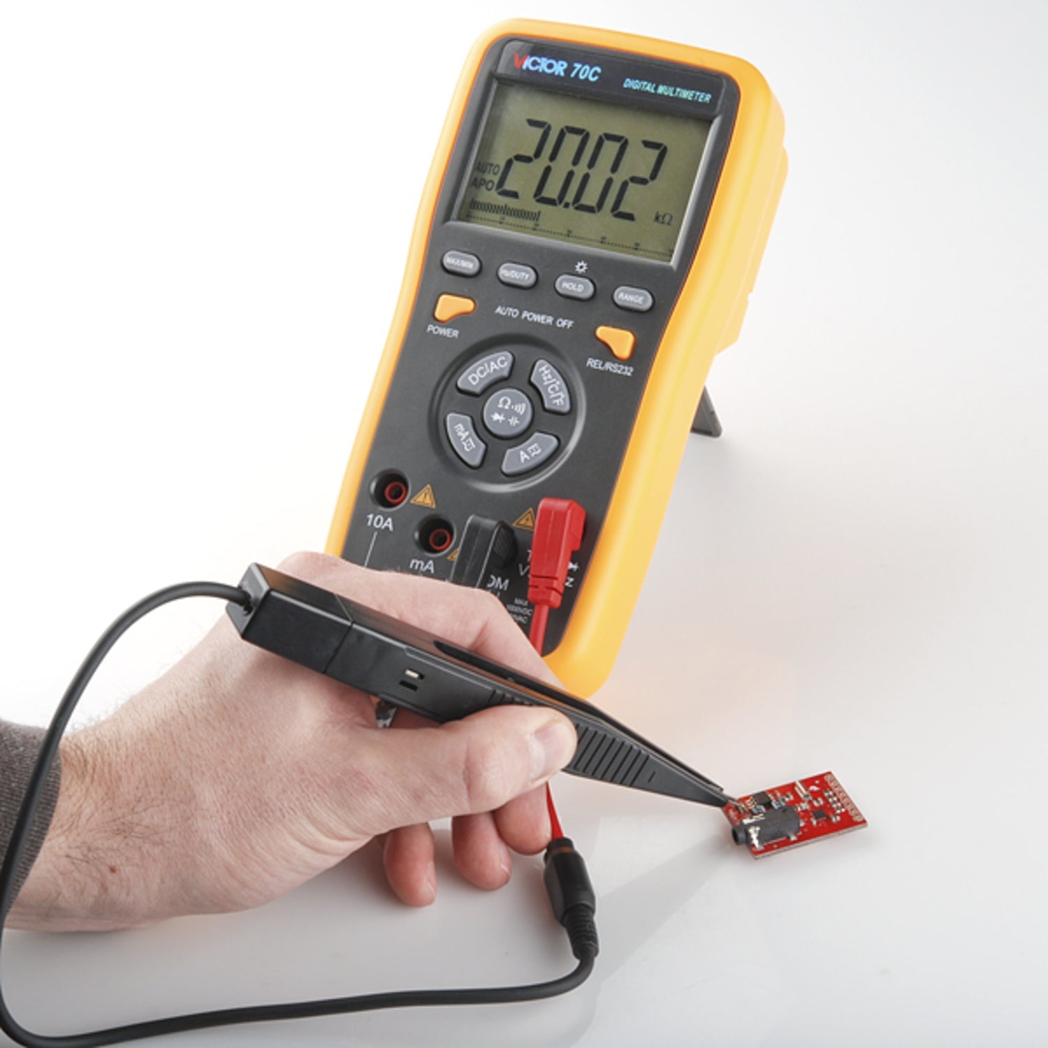 Professional Multimeter Tweezer Probes for Easy Component Testing