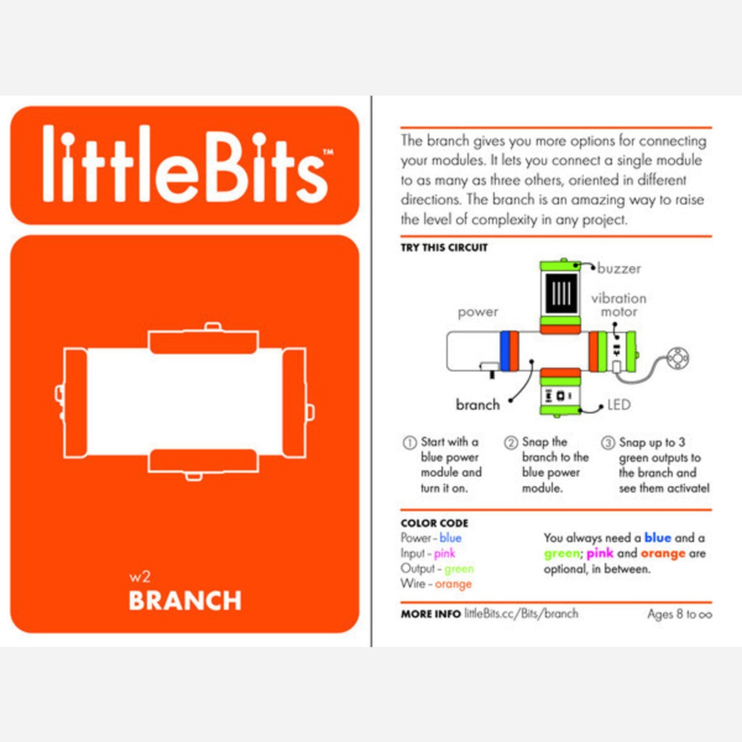 LittleBits Connecting Branch Module