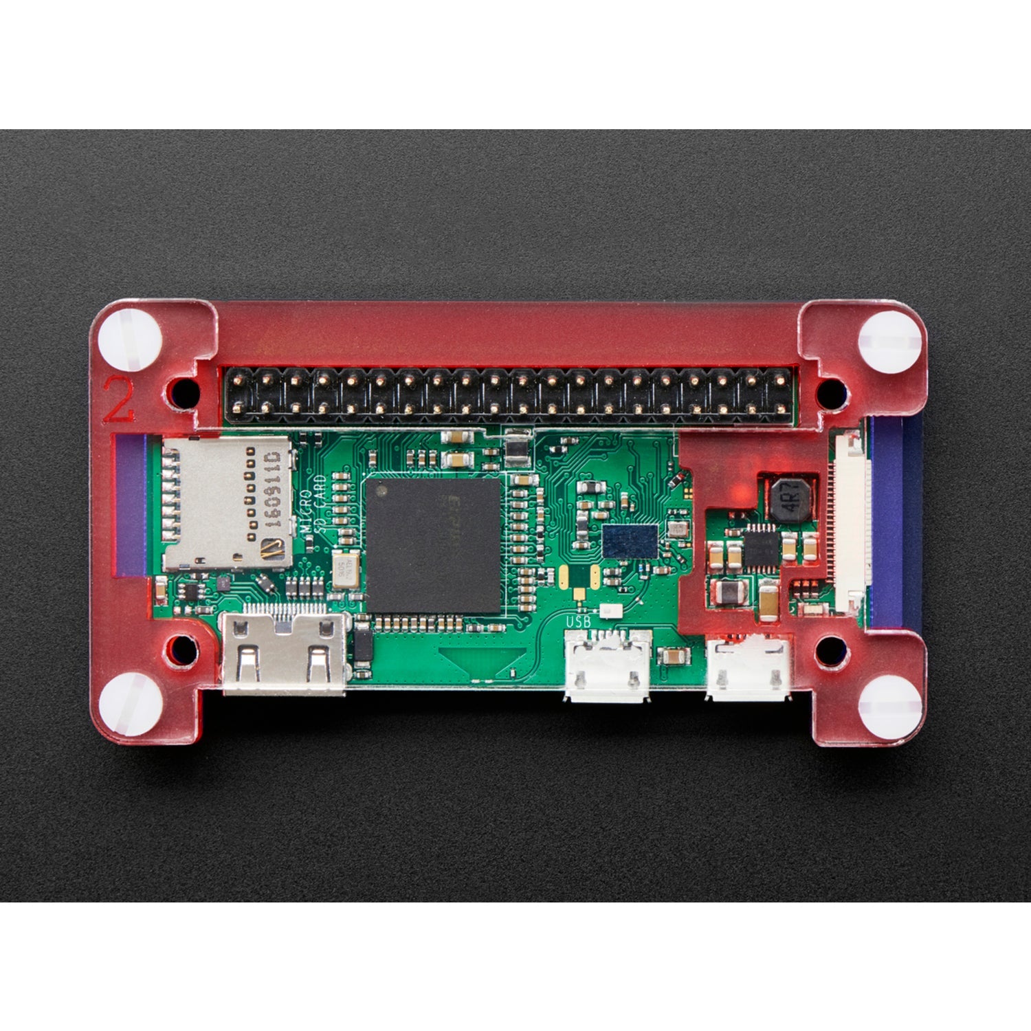 Transparent Acrylic Protective Case for Raspberry Pi Zero W