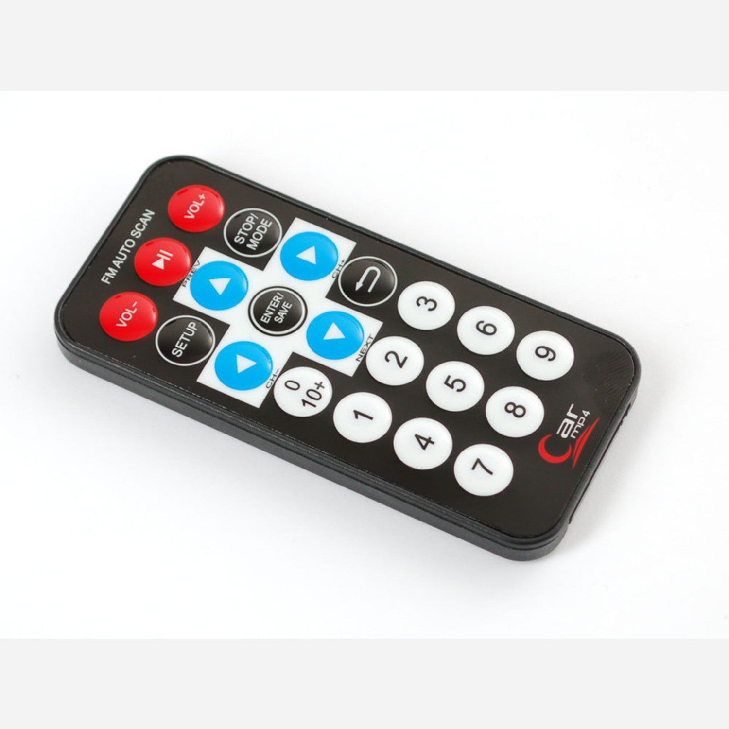 Compact 21-Button Mini Remote Control for Robot Projects
