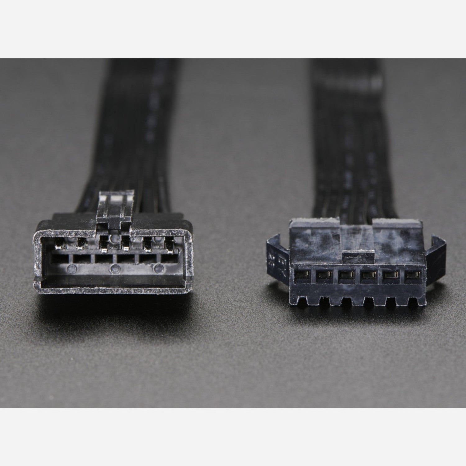 6-Pin JST SM Connector Set: Plug and Receptacle 162mm Cables