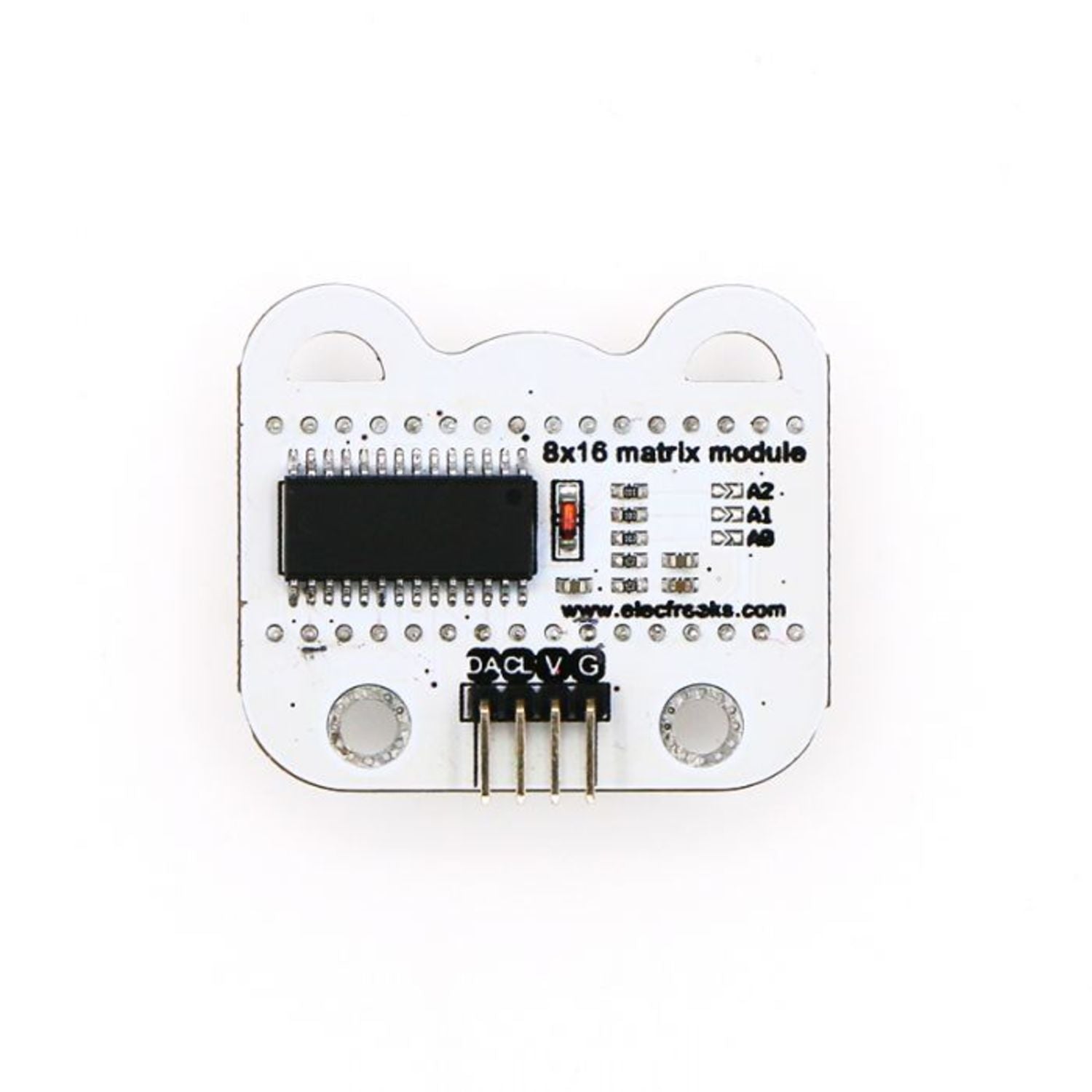 8x16 LED Matrix Display Module for Digital and Symbol Scrolling Display