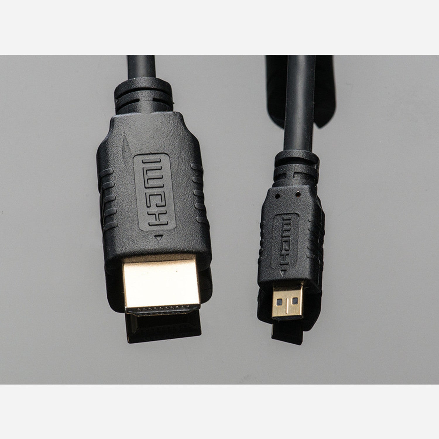 2-Meter Micro HDMI to Standard HDMI Connecting Cable for Multimedia Devices