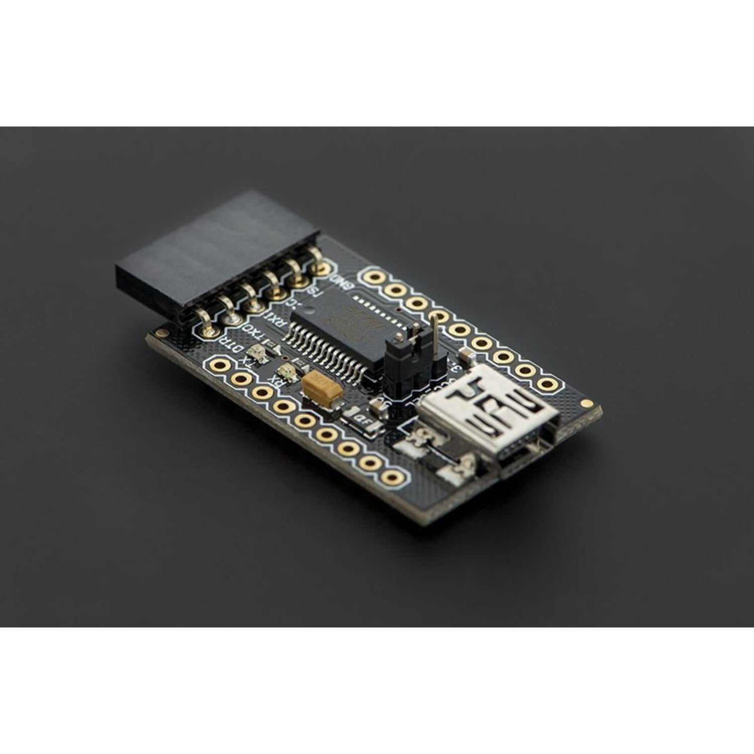 FTDI Basic Breakout Board for Serial Communication, 3.3/5V Output, Arduino Compatible