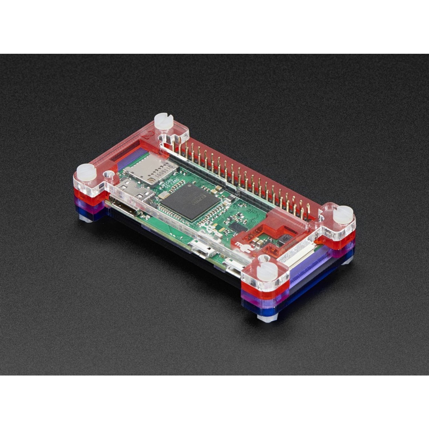 Transparent Acrylic Protective Case for Raspberry Pi Zero W