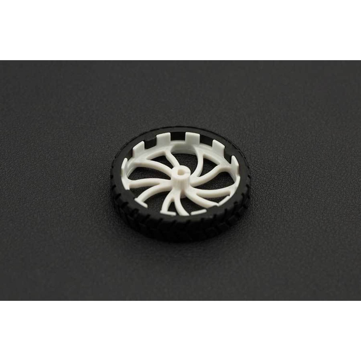Pair of Custom N20 ABS Rubber Wheels with 43x9mm Dimensions
